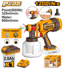 Ingco Cordless spray gun 20v CSGLI20042