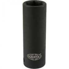 LICOTA MADE IN TAIWAN 1/2" DR. DEEP IMPACT SOCKET 28MM CR-MO BLACK