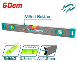 Total Spirit level with powerful magnets TMT26028M