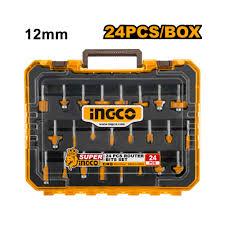 Ingco 24 Pcs Router bits set  AKRT24122