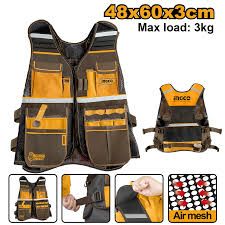 Ingco Tool vest 3kg/ 17 pocketss HTVT09028