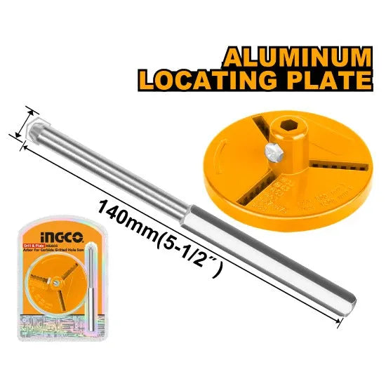 Ingco Arbor for carbide gritted hole saw set HSA03