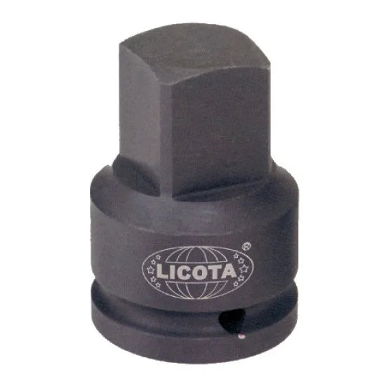 LICOTA MADE IN TAIWAN 1/2"(F)*3/4"(M) IMPACT ADAPTER, BLACK FINISH