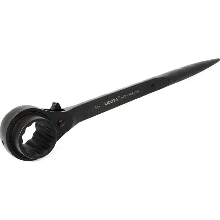 LICOTA MADE IN TAIWAN CONSTRUCTION RATCHET WRENCH 17 X 19MM BLACK FINISH