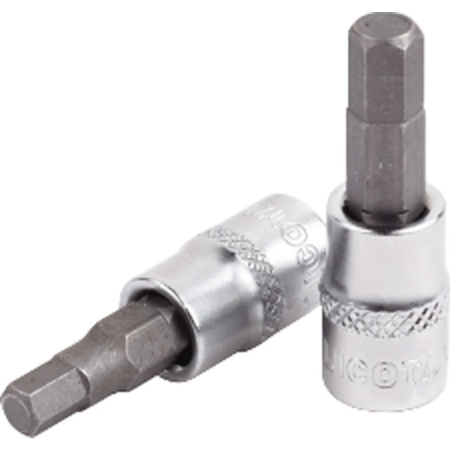 LICOTA MADE IN TAIWAN 1/2" DR. HEX BIT SOCKET 10MM, CR-V MICRO FINISH