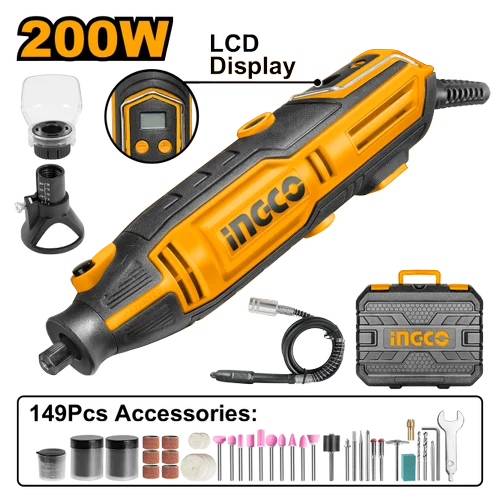 Ingco Mini grinder 200w MG2008