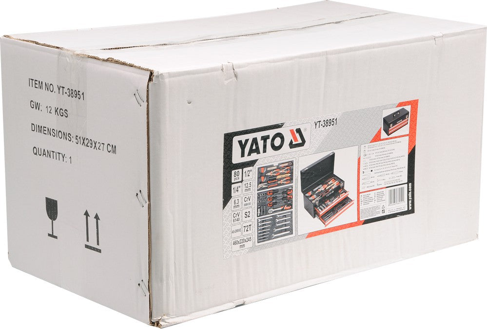 YATO 81 PCS TOOLS SET  YT-38951