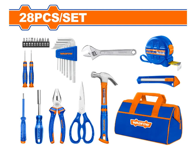 Wadfow 28 Pcs hand tools set WHS1M28
