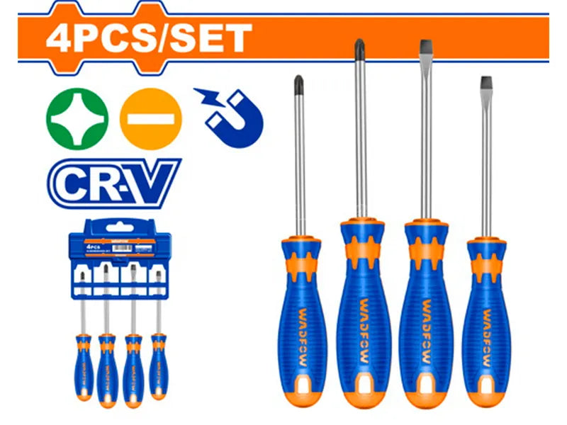 Wadfow 4 Pcs screwdriver set WSS1204