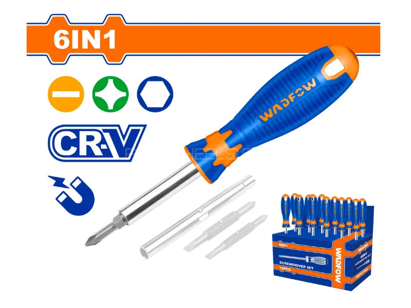 Wadfow 6 In 1 screwdriver set WSS5506