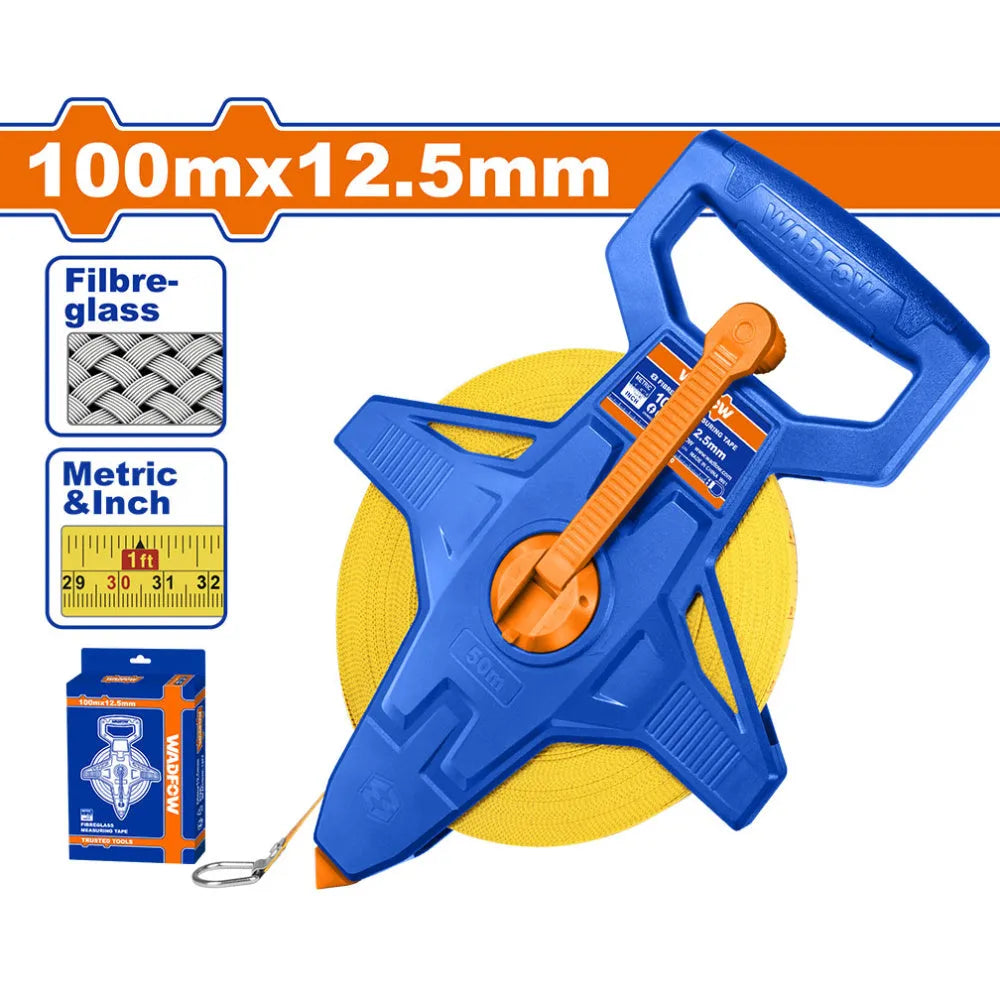 Wadfow Fibreglass measuring tape WMT25100