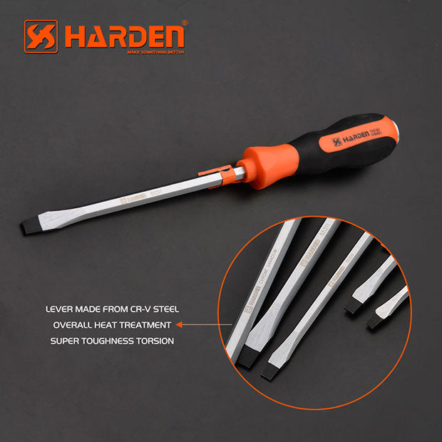 Harden Slotted Screwdriver 6X150mm