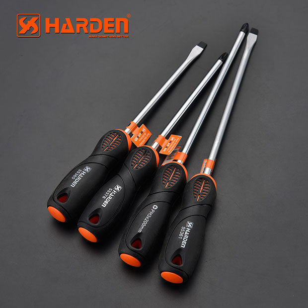 Harden Pro Screwdriver with Soft Handle
 8x200mm