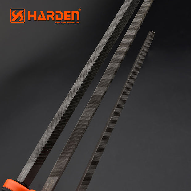 Harden Square bastard mill file with soft handle 10"
