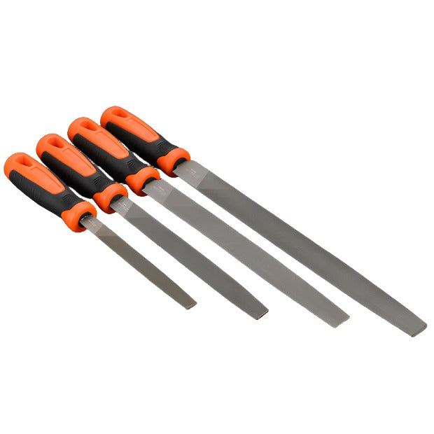 Harden Half round bastard mill file with soft handle 10