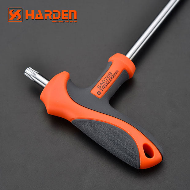 Harden T Handle Torx Key Wrench T15 3.5X75mm