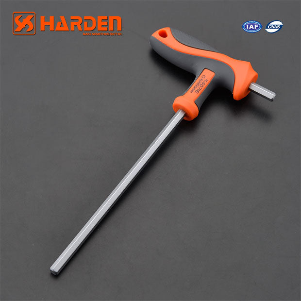 Harden Professional Hand Tool T-HANDLE Hand Tool Hex Key Wrench Set 2.5X75mm