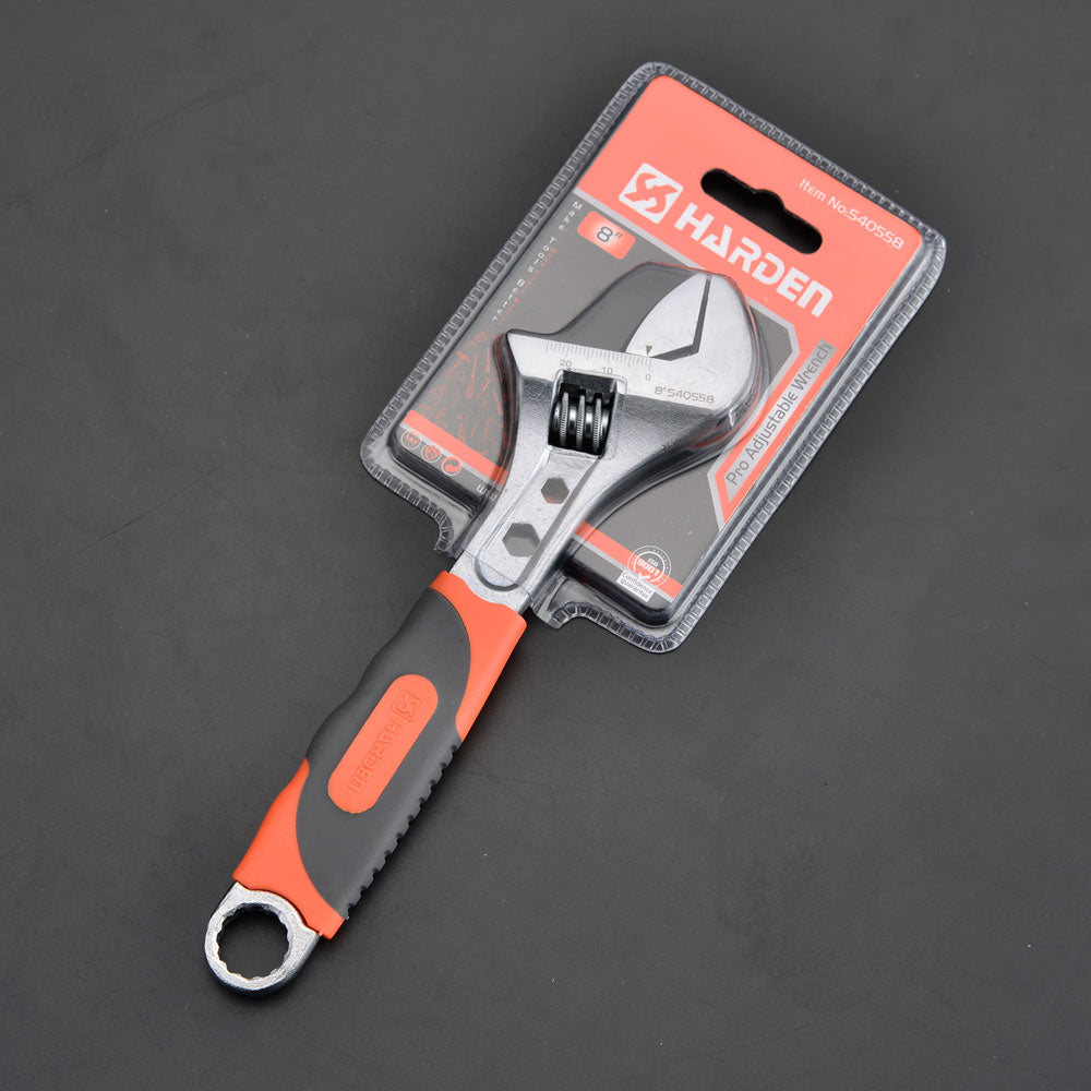 Harden Pro Adjustable Wrench 8"