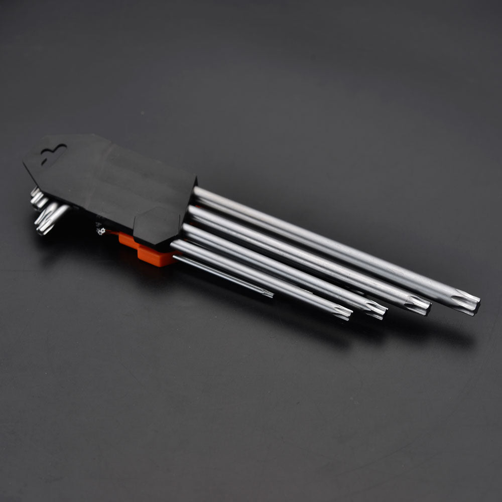 Harden 9Pcs Long Torx Key Wrench Size T10 - T50