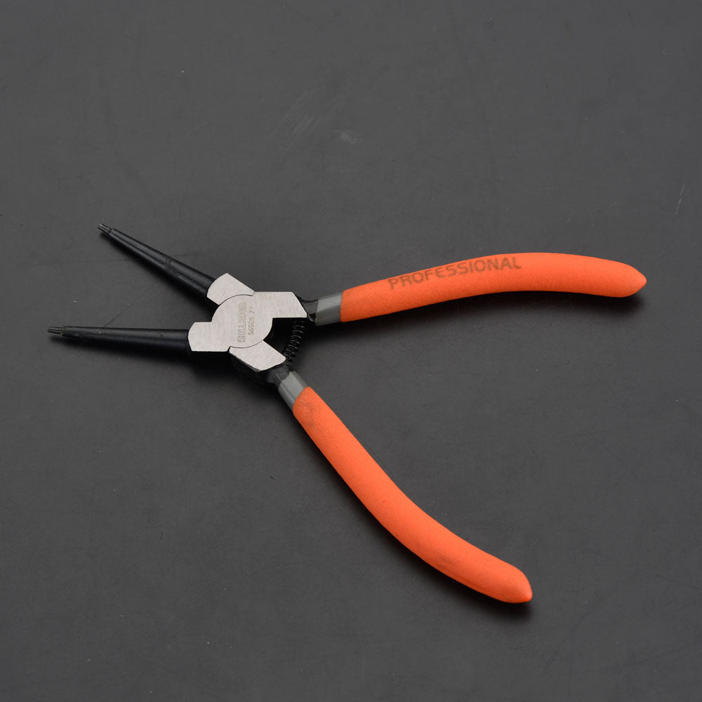 Harden Circlip Pliers Internal Straight Jaw Size 7"