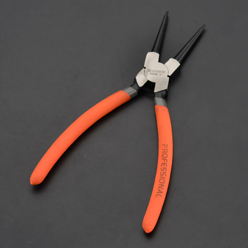 Harden Circlip Pliers Internal Straight Jaw Size 9"