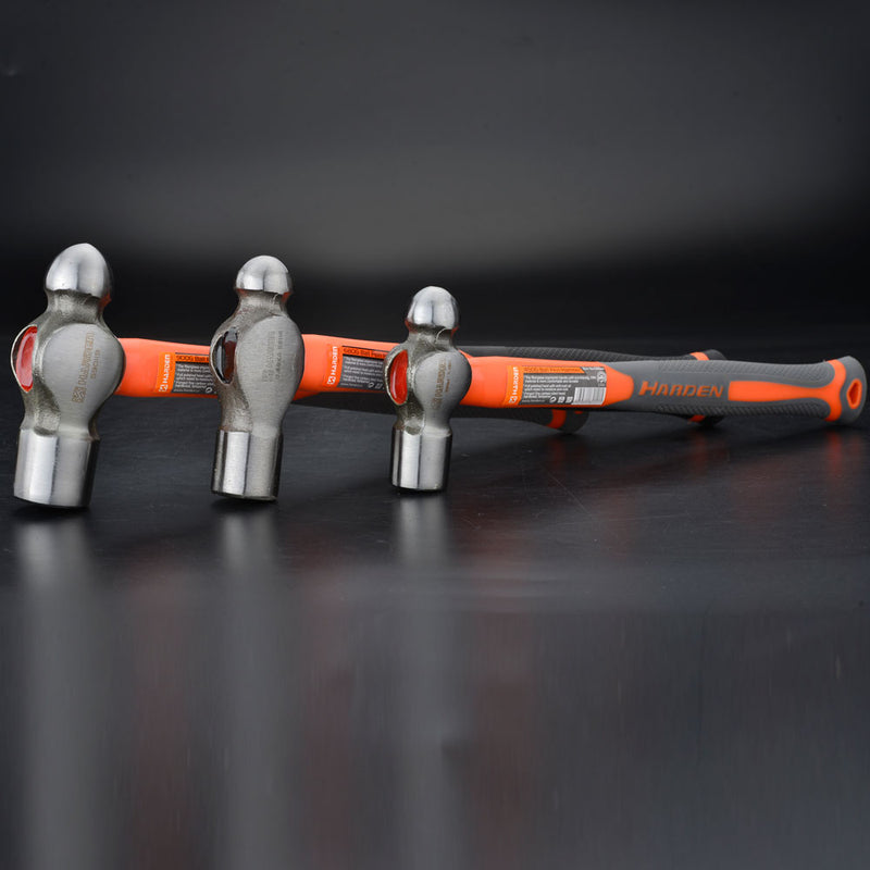 Harden Ball Pein Hammer with Fiberglass Handle 0.68kg