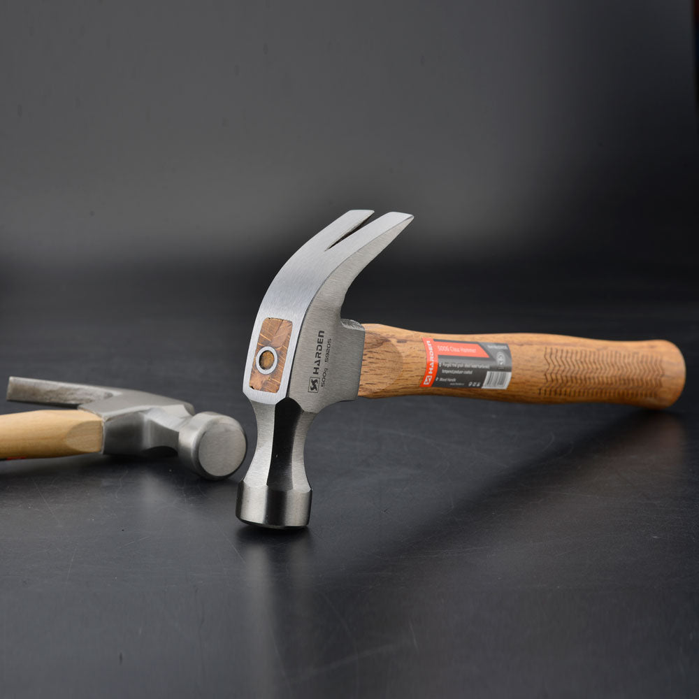 Harden Claw Hammer with Oak Wood 0.50kg/16oz