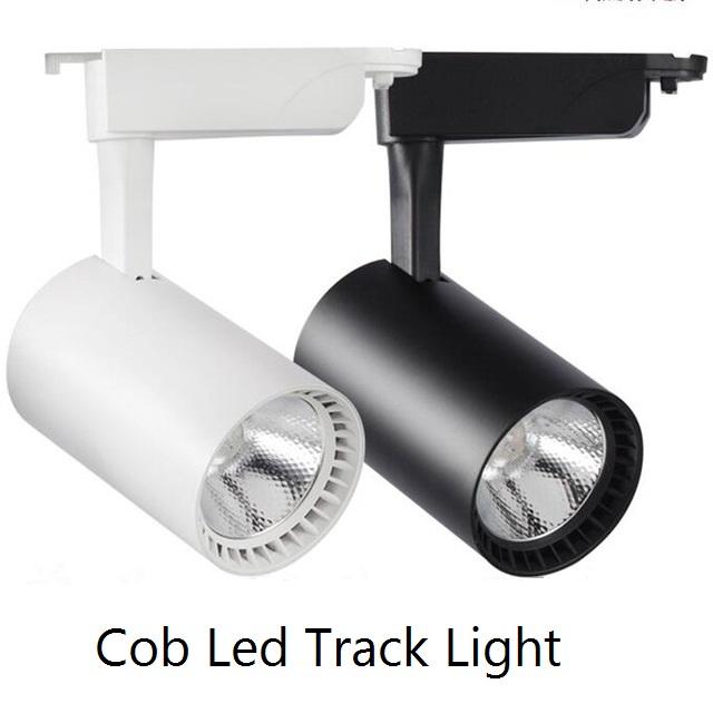 12w COB Tracklights (3000K white body)