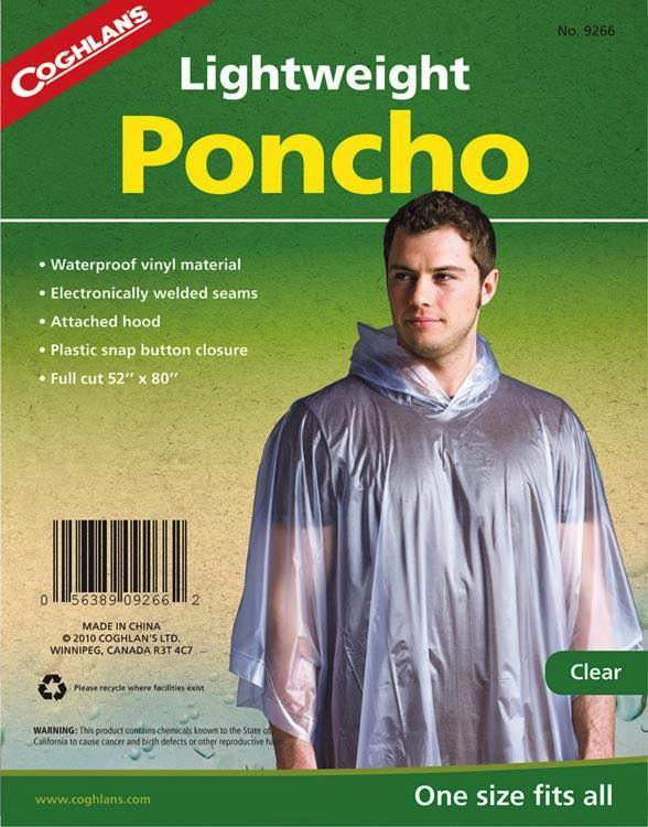 Clear Lightweight Poncho