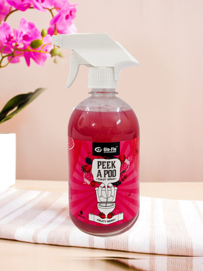Glo-Flo Peek a Poo Toilet Freshener (Fruity Berry)