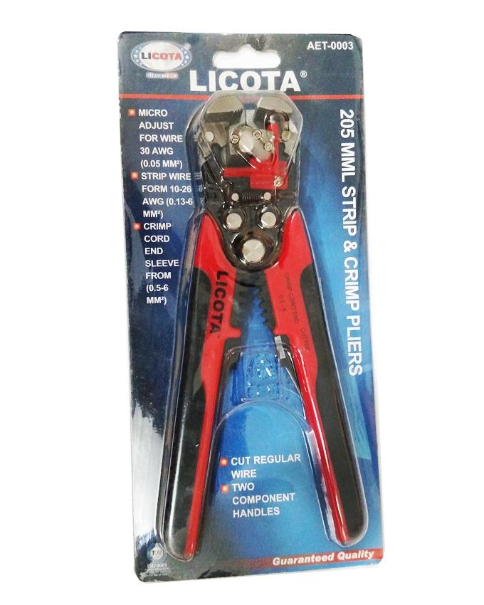 LICOTA MADE IN TAIWAN EASY STRIPPER ALLOY STEEL JAWS, METAL BODY  1.5 - 6MM`