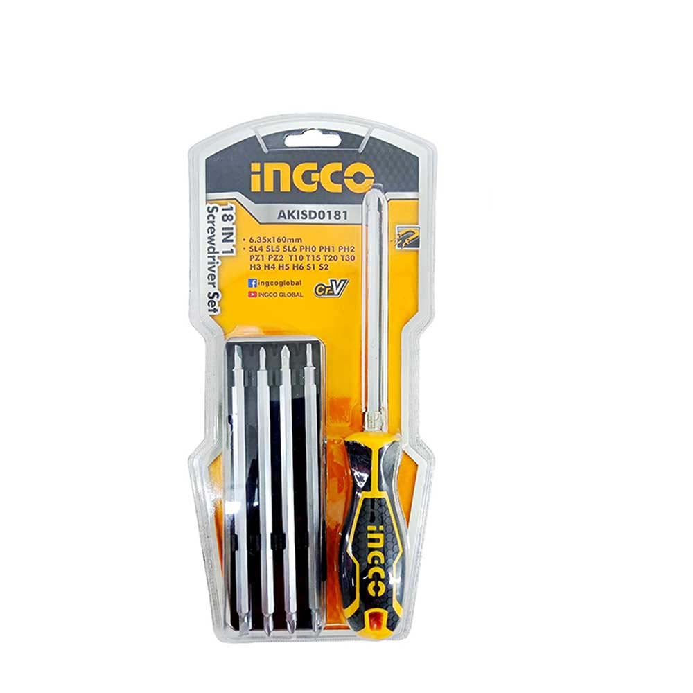 Ingco 18 IN 1 Screwdriver set AKISD0181