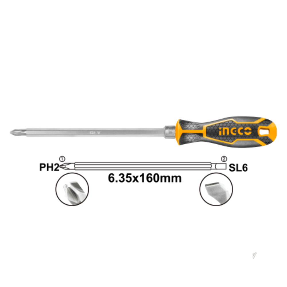 Ingco 2 IN 1 Screwdriver set AKISD0201