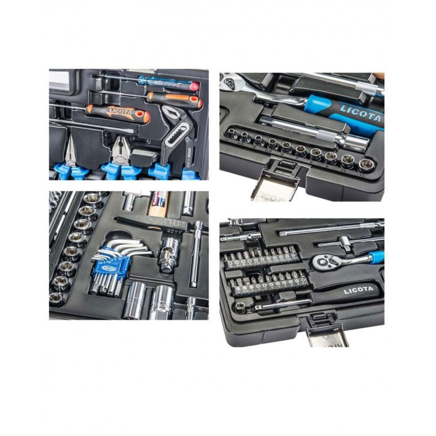 LICOTA MADE IN TAIWAN 90Pcs Socket and Tools Set