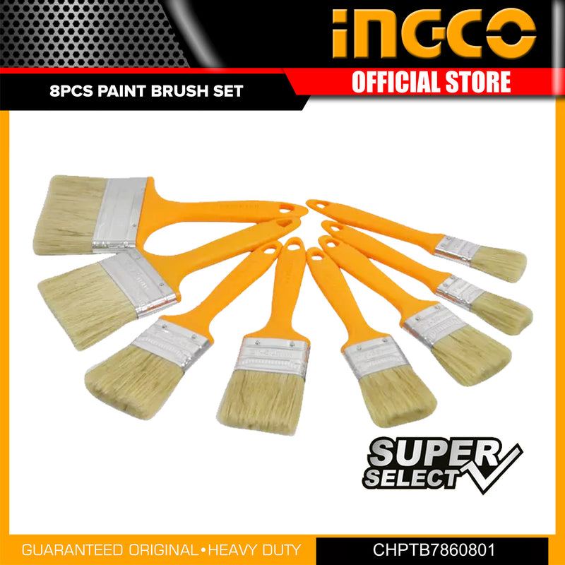 Ingco 8pcs paint brush set CHPTB7860801