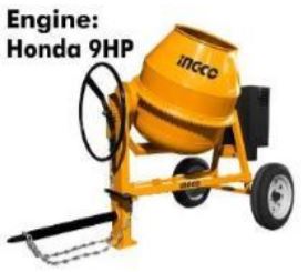 Ingco Gasoline concrete mixer 6.6KW CM9021
