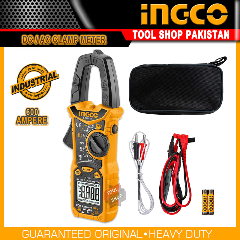 Ingco DC/AC clamp meter 6000 counts DCM6005