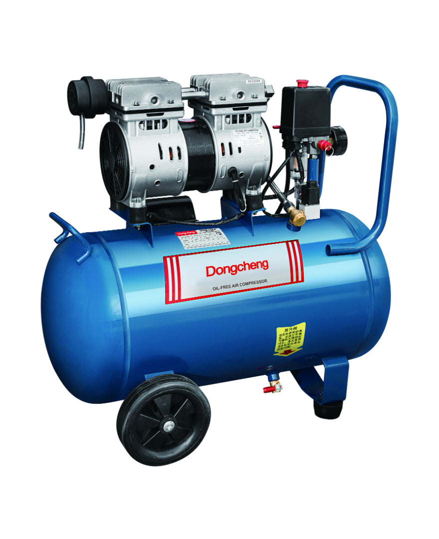 DONGCHENG OIL-FREE MUTE AIR COMPRESSOR, 24L, 800W-DQE1824