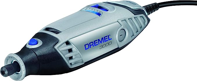 Dremel 3000 Rotary Tool 130 W, Multi Tool Kit with 15 Acessories, Variable Speed 10.000-33.000 RPM