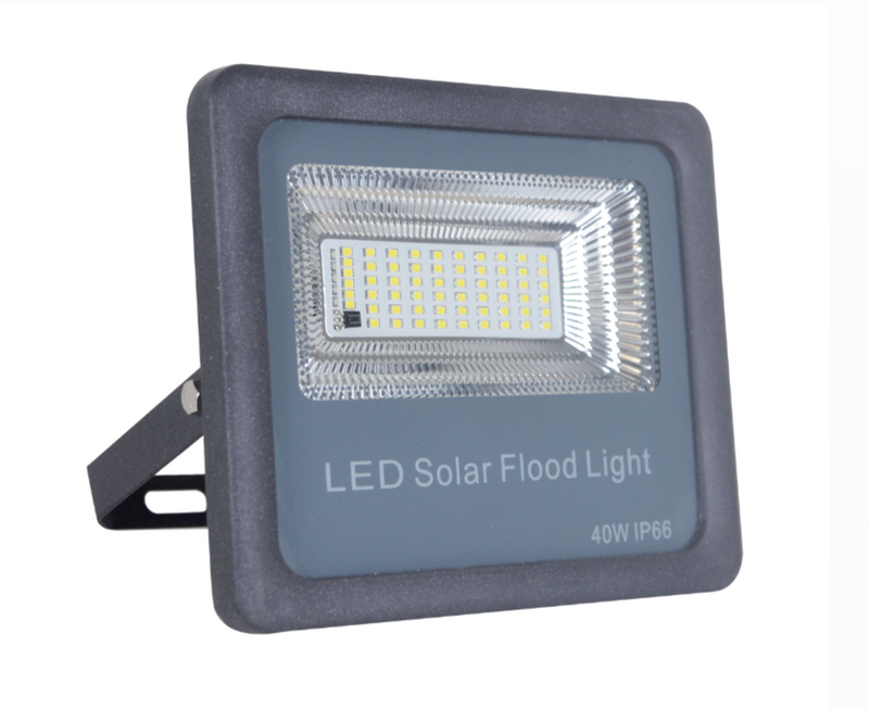 LED Solar floodlight with external Panel 40W