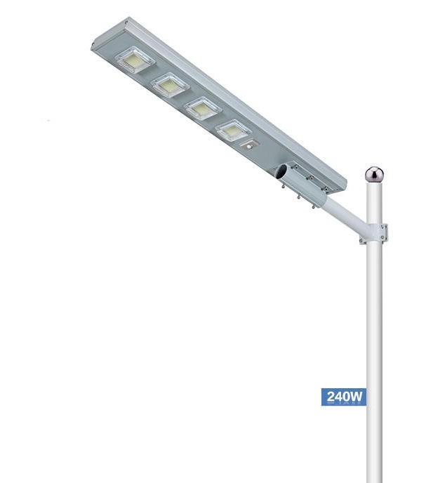Aluminium solar LED street light with remote control 240w