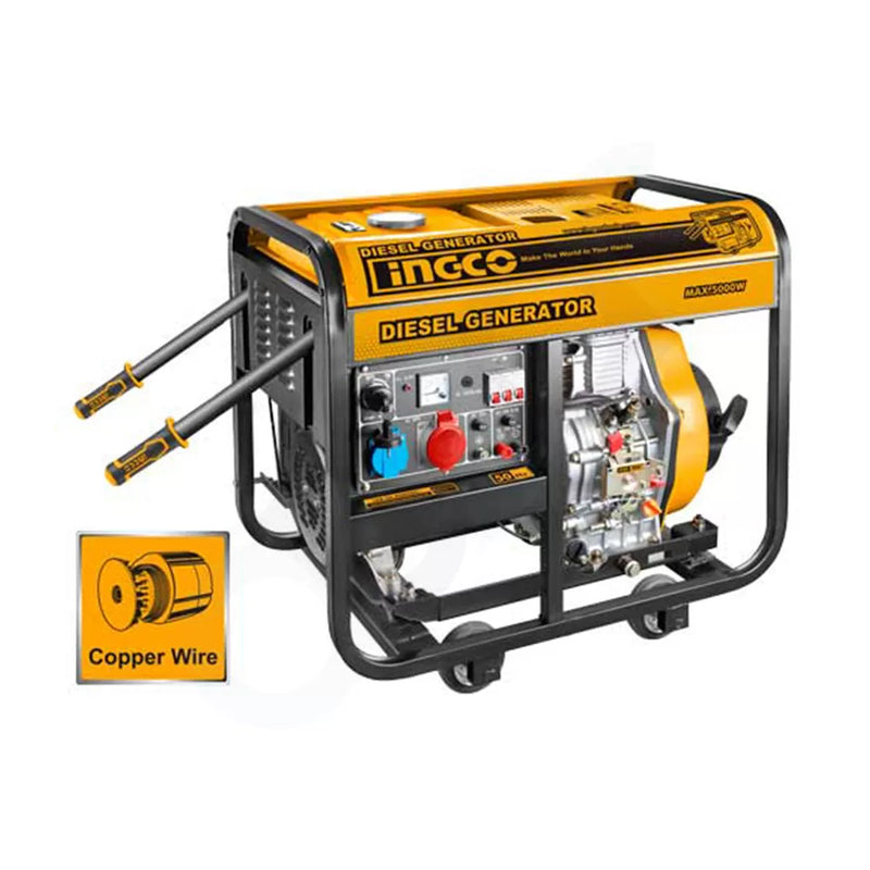 Ingco Diesel generator 5KW GDE50001