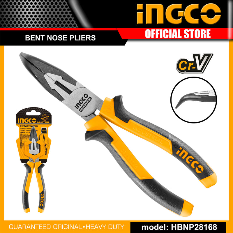 Ingco Bent nose pliers 6" HBNP28168