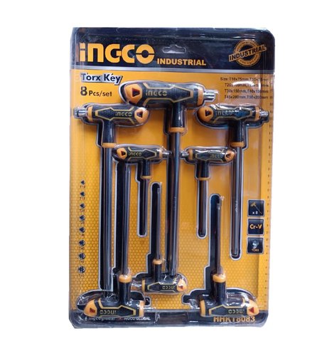 Ingco 8 Pcs T-handle torx wrench set HHKT8083
