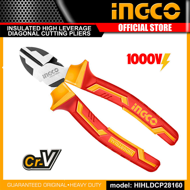 Ingco Insulated high leverage diagonal cutting pliers 6" HIHLDCP28160