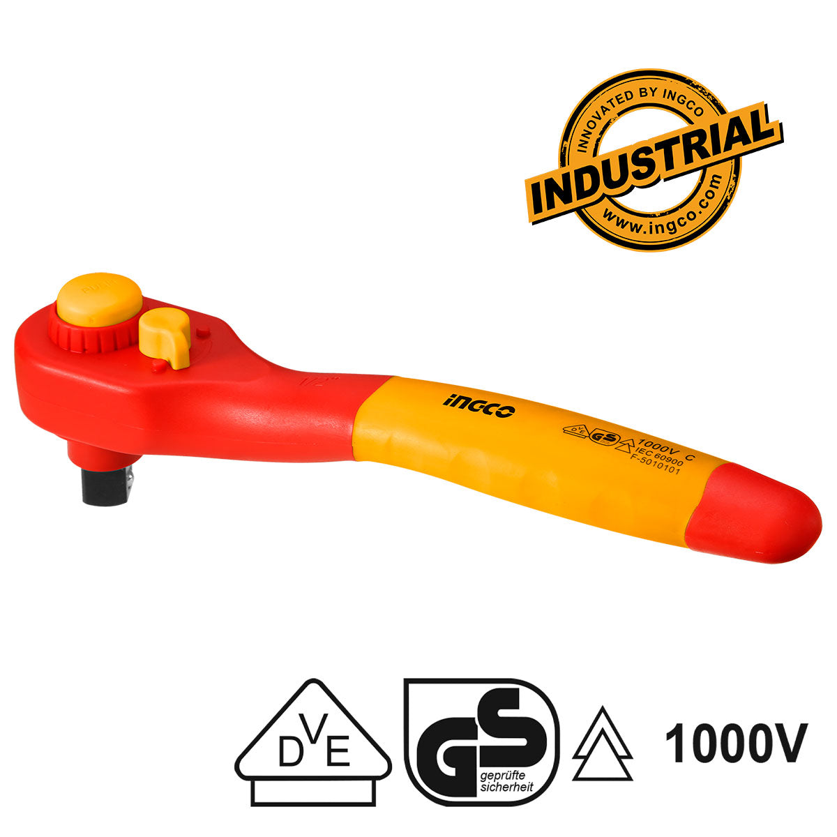 Ingco 1/2" Insulated ratchet wrench HIRTH121
