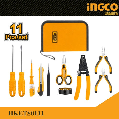 Ingco 11Pcs  Electricians Tools Set HKETS0111