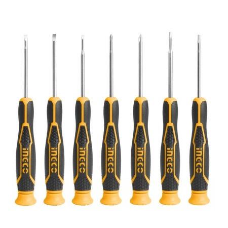 Ingco 7Pcs precision screwdriver set HKSD0718