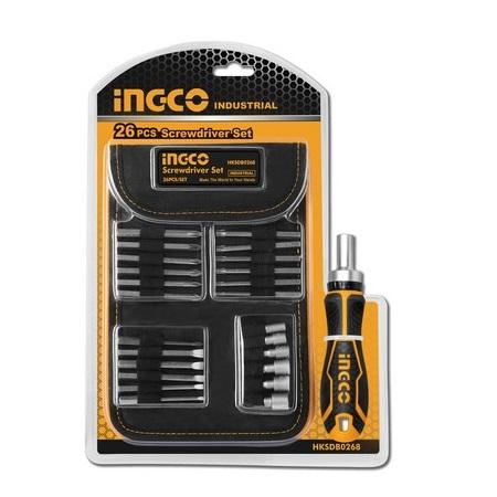 Ingco 26 Pcs screwdriver bit set HKSDB0268