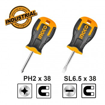 Ingco 2pcs screwdriver set HKSDS2028